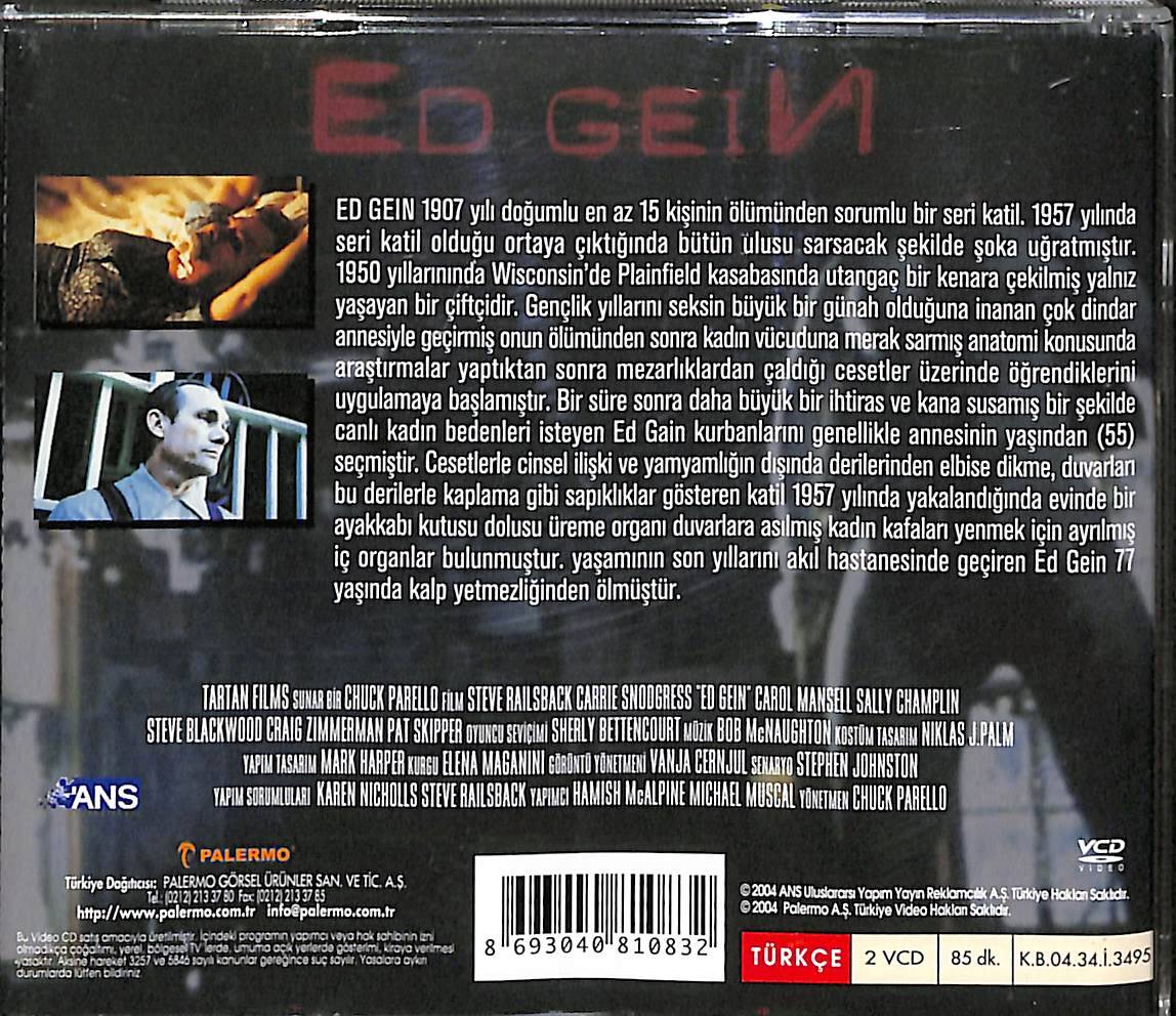 Ed Gein – In the Light of the Moon (2000) Orijinal VCD Film VCD28111 - 2