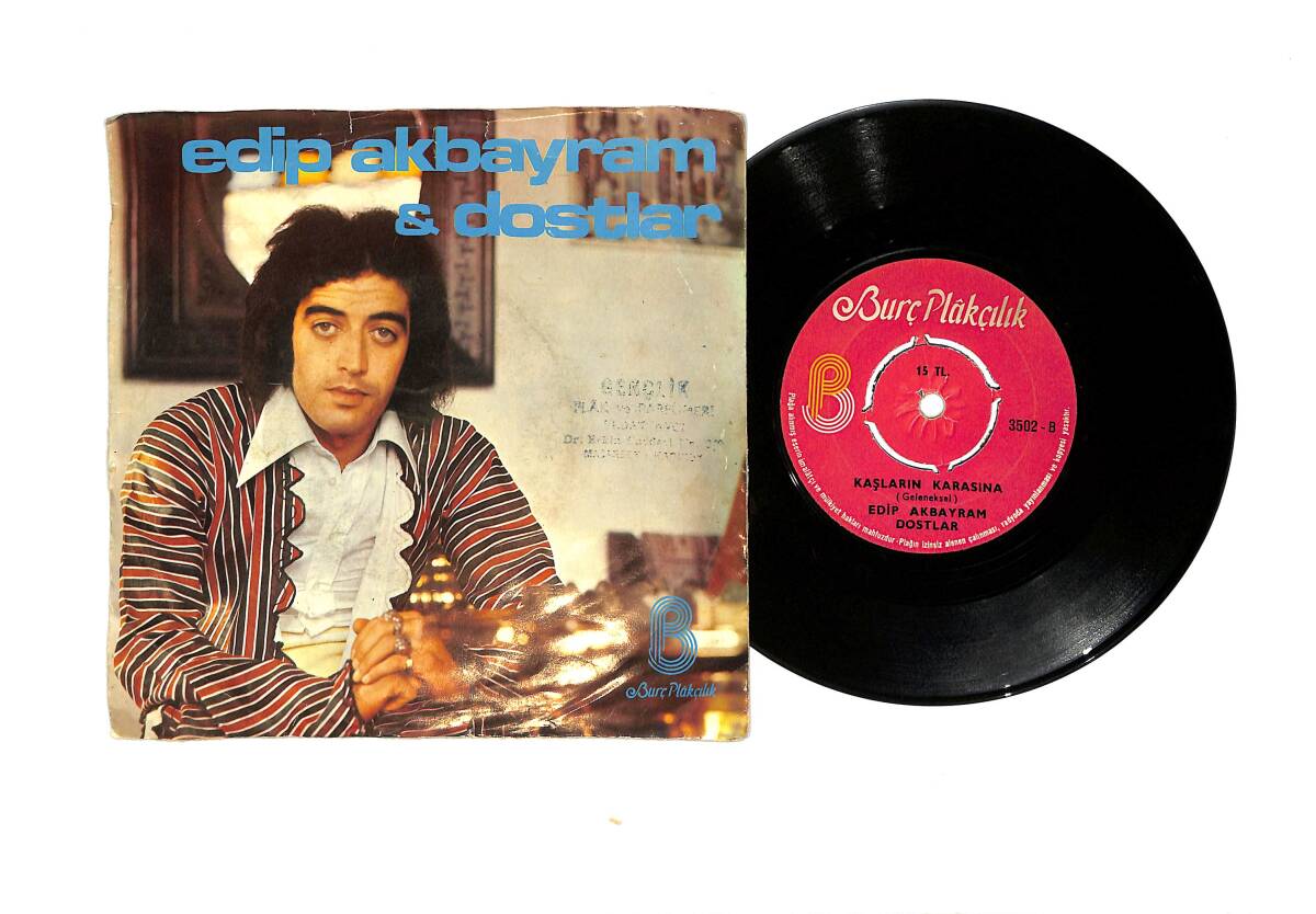 Edip Akbayram & Dostlar – Garip / Kaşların Karasına 45’lik Plak (10/8) PLK26960 - 1