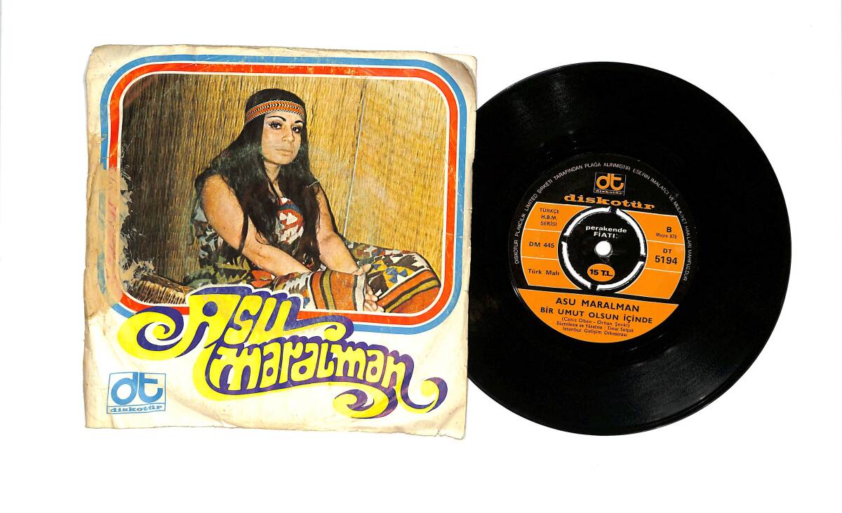 Asu Maralman – Bir Umut Olsun İçinde / Bir O Yana Bir Bu Yana 45’lik Plak (10/8) PLK26961 - 1