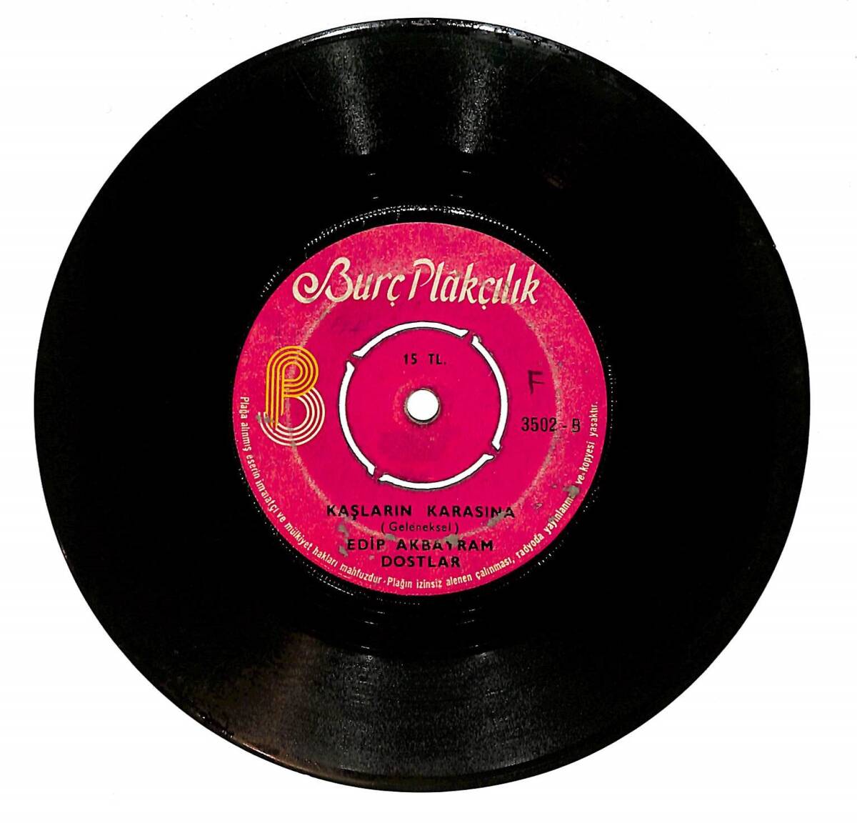 Edip Akbayram - Dostlar – Garip & Kaşların Karasına Plak (10/6) PLK26861 - 2