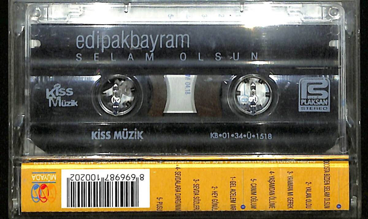 Edip Akbayram – Selam Olsun – Orijinal Kaset (İkinci El) * Kiss Müzik / Müyada Müzik - 2001 * KST31213 - 2