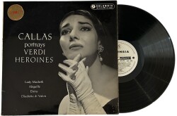 Maria Callas - Portrays Verdi Heroines ( Columbia ) LP Plak (10/7.5) PLK25579 - Gökçekoleksiyon