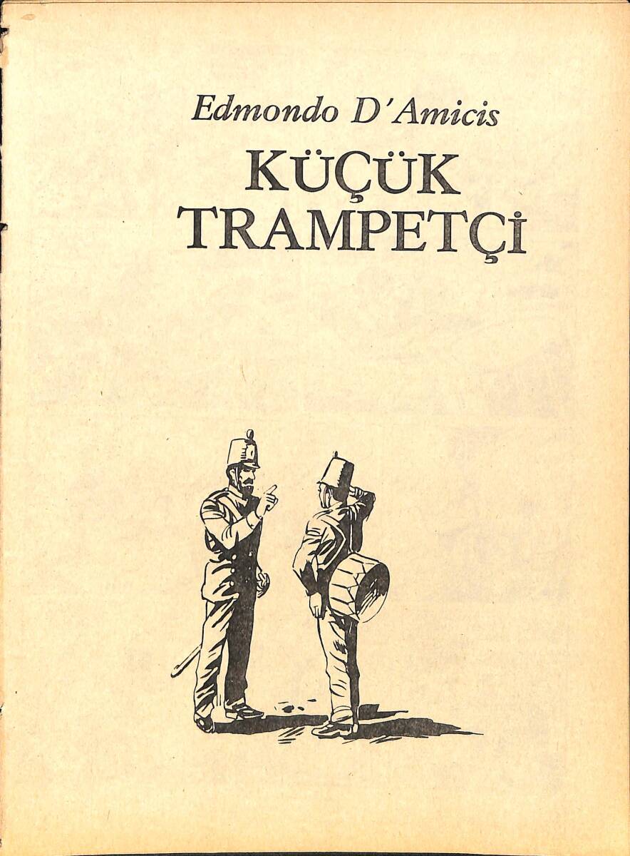 Edmundo D'Amicis - Küçük Trampetçi Çizgi Roman NDR98297 - 1