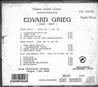 Edvard Grieg VCD VCD25150 - 2