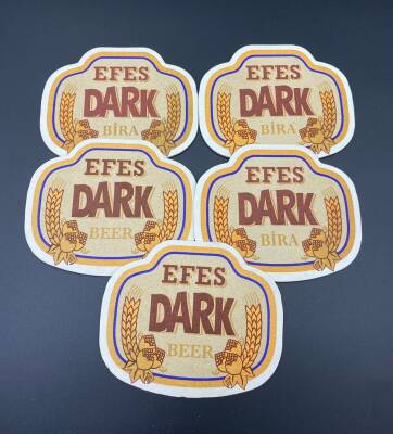 Efes Dark Eski Promosyon Bardak Altlığı (5li Lot) AOB3310 (N) - 1