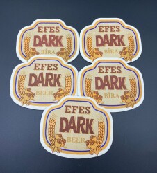 Efes Dark Eski Promosyon Bardak Altlığı (5li Lot) AOB3310 (N) - 