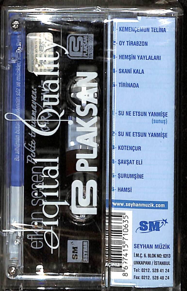 Efkan Şeşen - Pekte Tanınmayan Karadeniz Kaset (Sıfır) KST26752 - 2