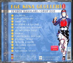Ege Kına Geceleri ve Sözlü Zeybek Havaları 1 Muzik CD - 2
