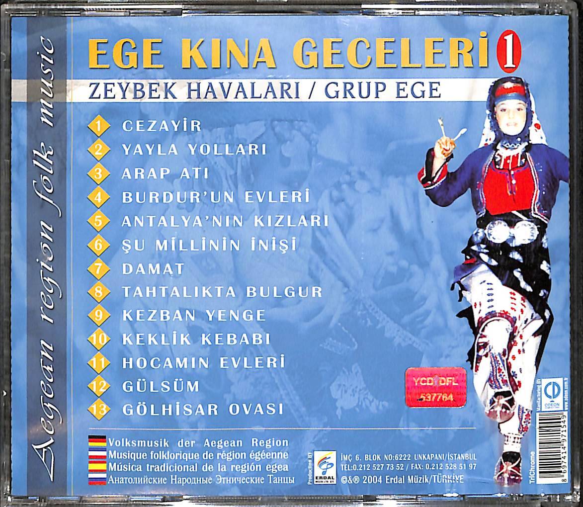Ege Kına Geceleri ve Sözlü Zeybek Havaları 1 Muzik CD - 2