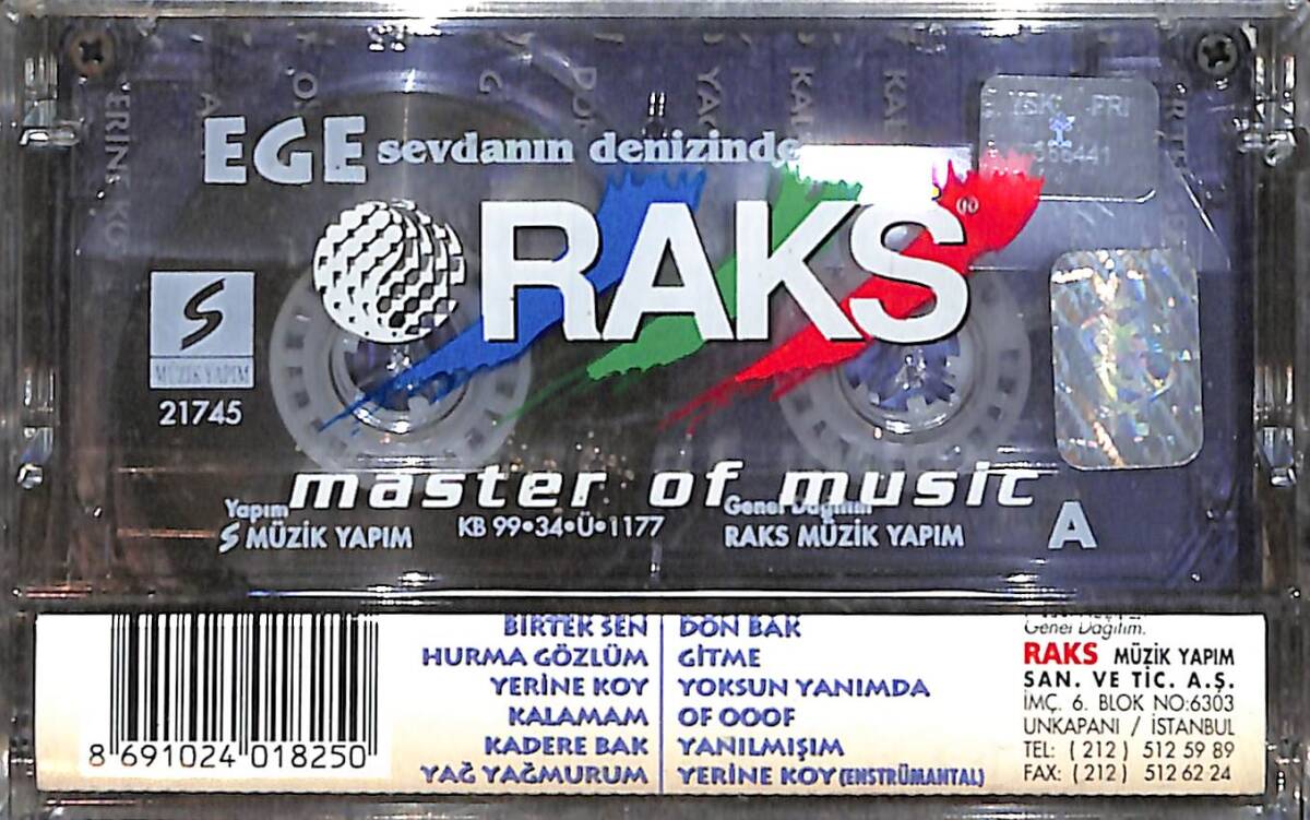 Ege - Sevdanın Denizinde Kaset (Sıfır) KST28046 - 2