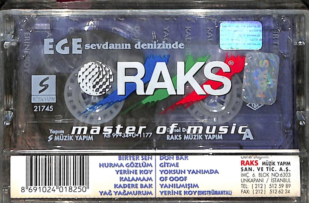 Ege - Sevdanın Denizinde Kaset (Sıfır) KST28613 - 2