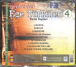 Ege Türküleri 4 - Çamlığın Başında Zeybekler Müzik CD - 2