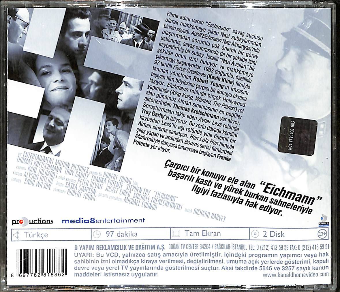 Eichmann VCD Film VCD27425 - 2