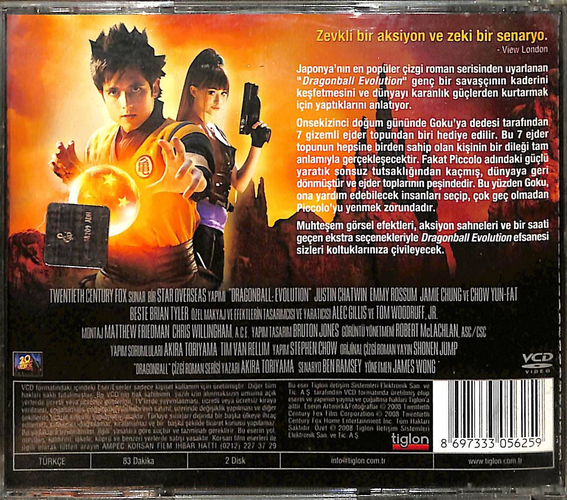 Ejder Topu Evrim - Dragonball Evolution (2009) Orijinal VCD Film VCD28653 - 2