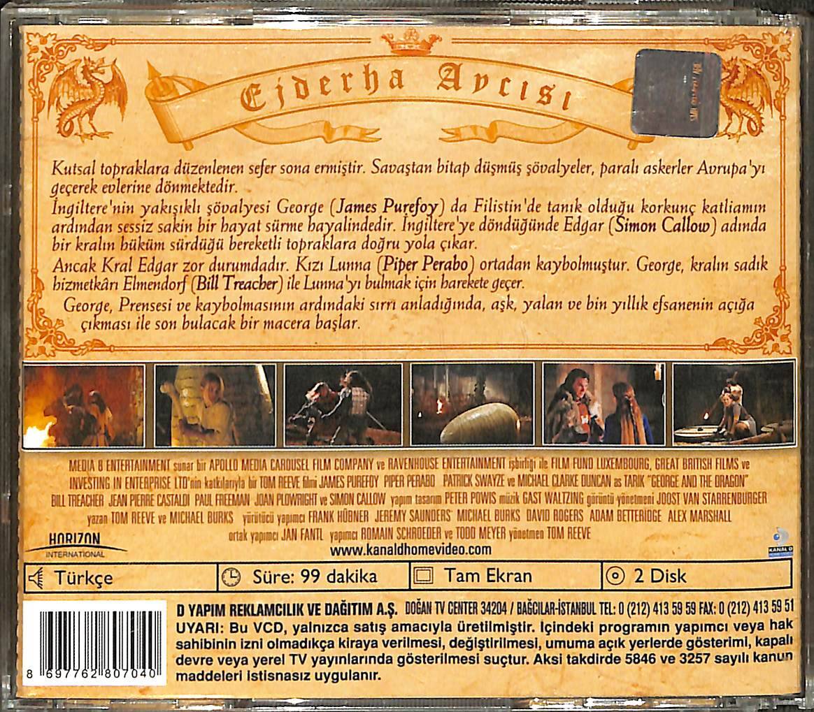 Ejderha Avcısı  George and the Dragon (2004) Orjinal VCD Film ' AZ ÇIKAR ' VCD29132 - 1