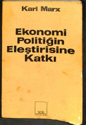 Ekonomi Politiğin Eleştirisine Katkı NDR96313 - Gökçekoleksiyon