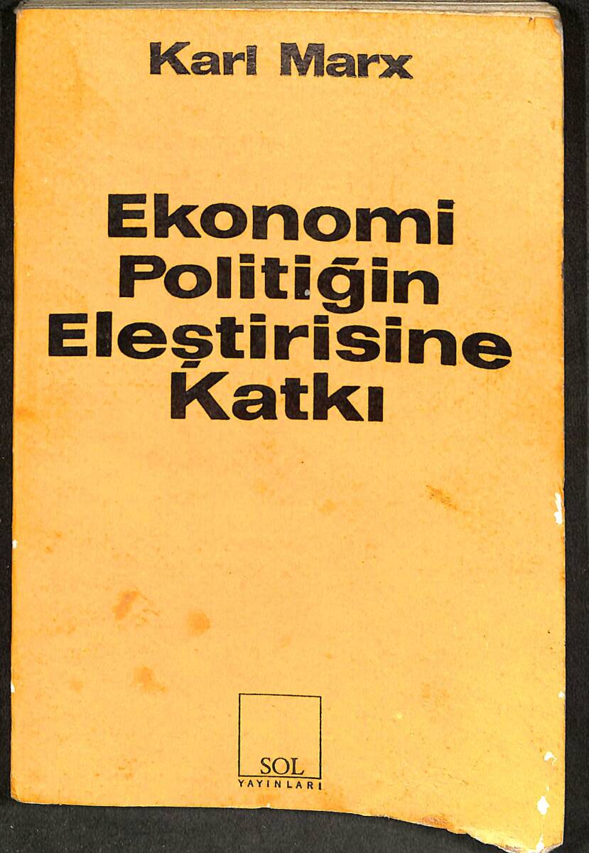 Ekonomi Politiğin Eleştirisine Katkı NDR96313 - 1