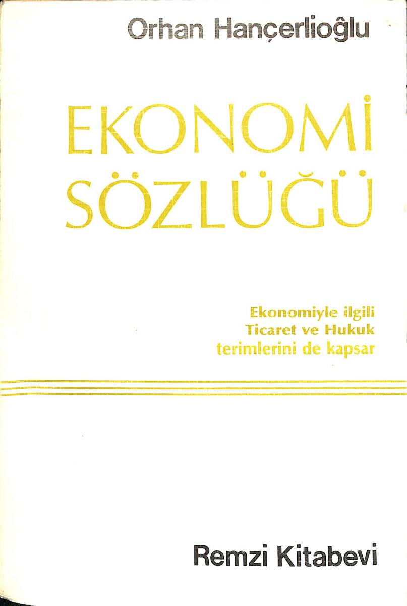 Ekonomi Sözlüğü NDR92413 - 1