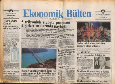 Ekonomik Bülten Gazetesi 11-17 Temmuz 1988 - Sudan Afrikanın Yeni Altın Merkezi Olma Yolunda GZ119314 - 1