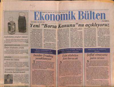 Ekonomik Bülten Gazetesi 12-18 Kasım 1990 - Philips , 45 Bin İşçisine Yol Veriyor GZ119326 - 1