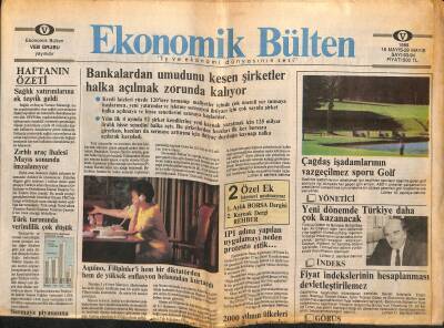 Ekonomik Bülten Gazetesi 16-29 Mayıs 1988 - Aquino , Filipinleri Hem Bir Diktatörden Hem de Yüksek Enflasyon Belasından Kurtardı GZ119310 - 1