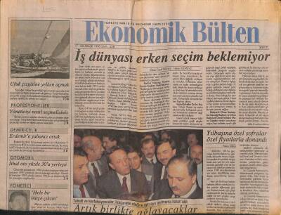 Ekonomik Bülten Gazetesi 17-23 Aralık 1990 - Delik Vergi Paketi Mecliste GZ119316 - 1