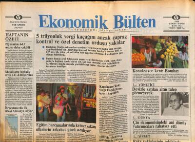Ekonomik Bülten Gazetesi 3-9 Ekim 1988 - Printempsin Kardeşi Presonic Migrosa Rakip Geliyor GZ119307 - 1