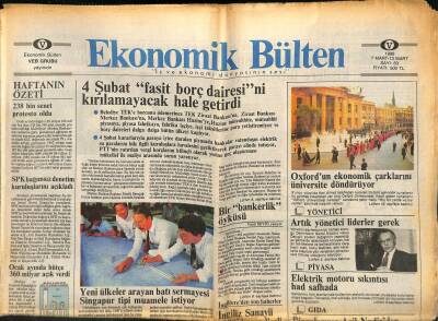 Ekonomik Bülten Gazetesi 7-13 Mart 1988 - Japonlardan ABDye En Büyük Yatırım Lastik Alanında Oldu GZ119283 - 1