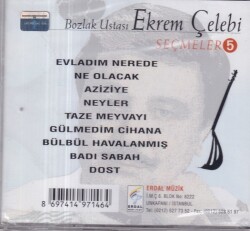 Ekrem Çelebi - Seçmeler 5 (Sıfır Ürün) CD Müzik CD1083 - 2