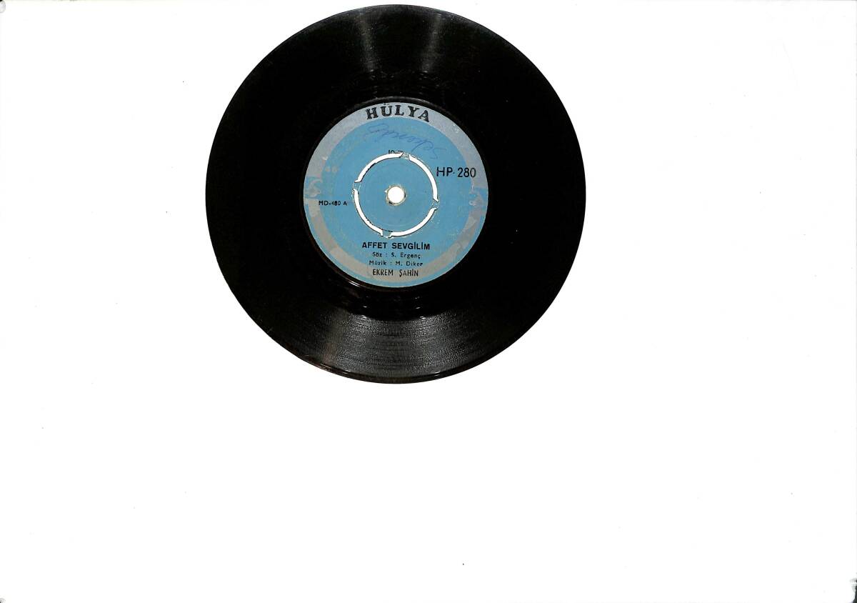 Ekrem Şahin - Affet Sevgilim / Allah Bilir PLAK (10/5.5) PLK25655 - 1