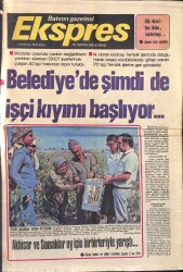Ekspres Gazetesi 11 Eylül 1979 - Filiz Akın'ı İnci Baba Vurdurmuş - Gülşen Bubikoğlu: İdealim Kızımla Film Çevirmek - Müjde Ar Ve Başkan El Ele GZ156526 - 1