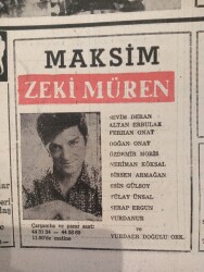 Ekspres Gazetesi 23 Ocak 1969 - Zeki Müren Maksim Gazino Afişi - Sümerbank'ta Grev Olaysız Başladı! GZ144058 - 2