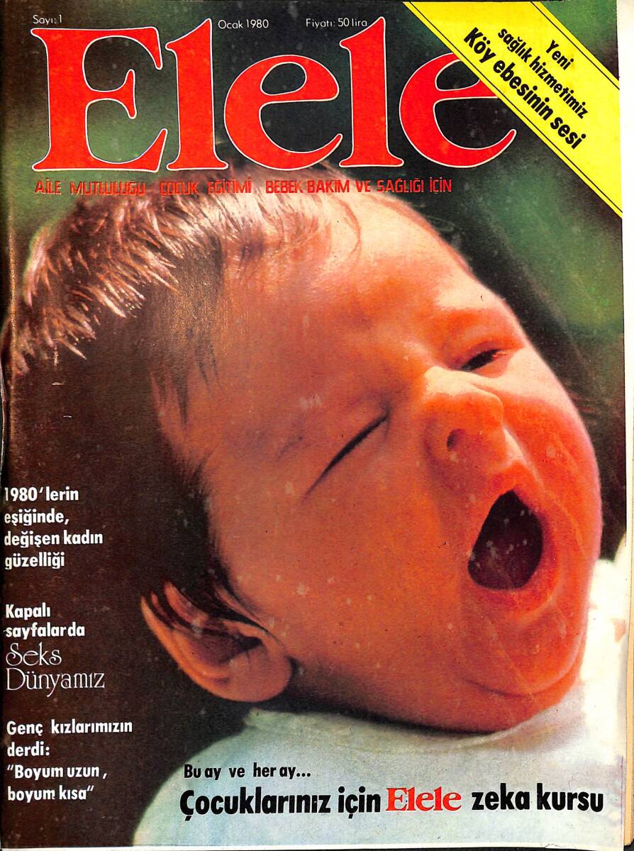Elele Ocak 1980 Sayı : 1 NDR98000 - 1