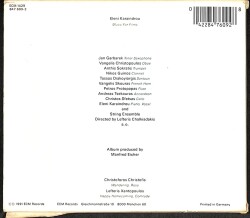 Eleni Karaindrou - Music For Films CD (İkinci El) CD4440 - 2