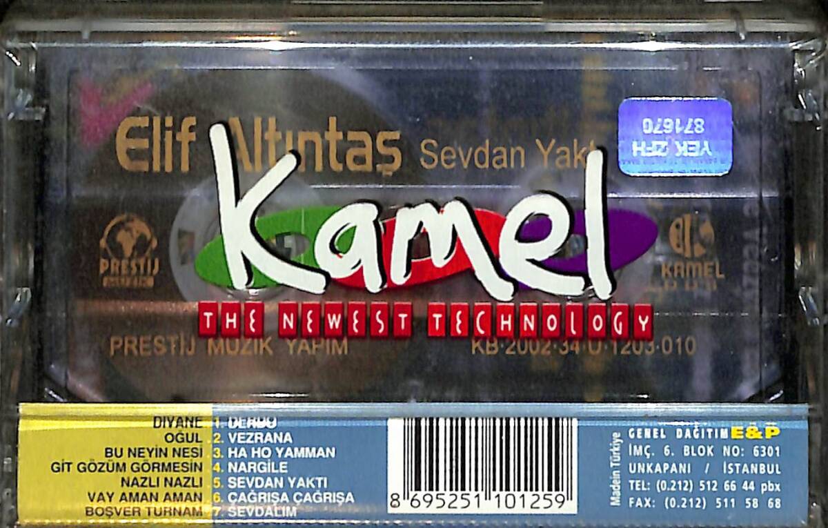 Elif Altıntaş - Sevdan Yaktı Kaset (Sıfır) KST26972 - 2