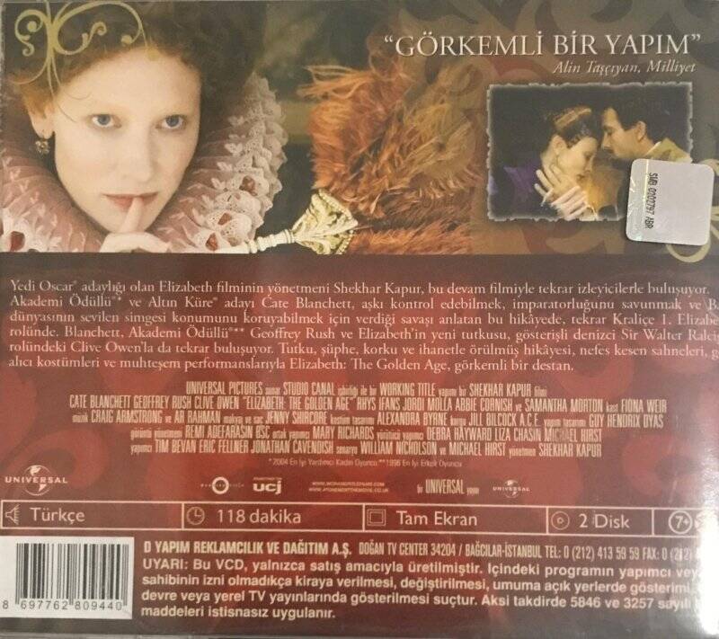 Elizabeth Altın Çağ Film VCD7217 - 2