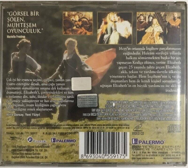 Elizabeth VCD Film VCD5128 - 2