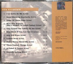 Ella Fitzgerald - 1917 1996 Columbia Jazz CD (İkinci El) CD5349 - 2