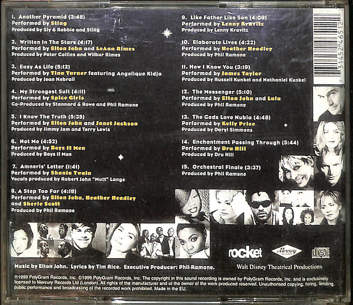 Elton John and Tim Rice's Aida CD (İkinci El) CD5341 - 2