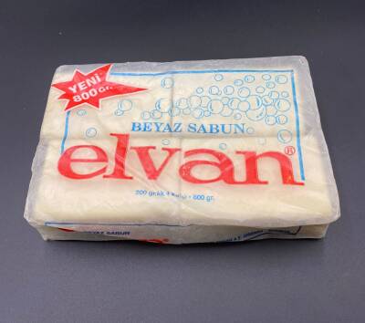 Elvan Beyaz Sabun 4lü Paket Açılmamış (800 gr) AOB3285 - 1