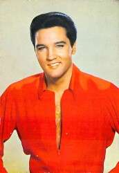 Elvis Preslev Kartpostal KRT3576 - Gökçekoleksiyon