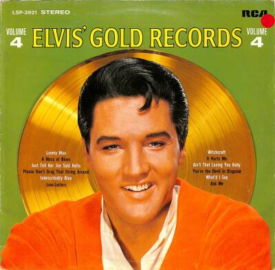Elvis Presley (1968 - Germany) – Elvis Gold Records Volume 4 LP (107) PLK18982 - 1