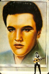Elvis Presley Kartpostal (Küçük Boy) KRT24234 - Gökçekoleksiyon