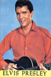 Elvis Presley Kartpostal (Küçük Boy) KRT24235 - Gökçekoleksiyon