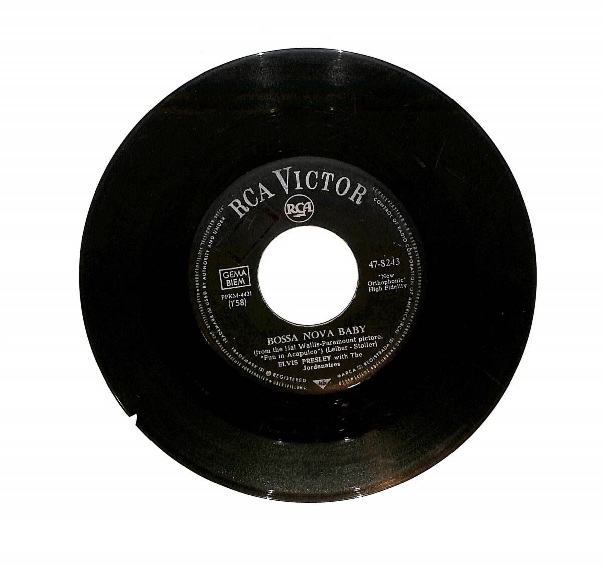 Elvis Presley with the Jordanaires - Bossa Nova Baby / Witchcraft PLAK (10/7) PLK24185 - 1