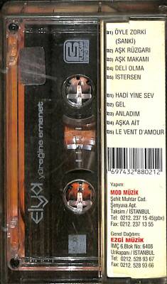 Elya - Yüreğine Emanet Kaset (İkinci El) KST25566 - 2