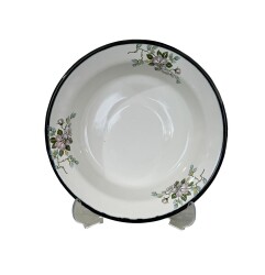 Emaye Desenli Avrupa Damgalı Sahan (18x4 cm) AOB2813 (N) - 1