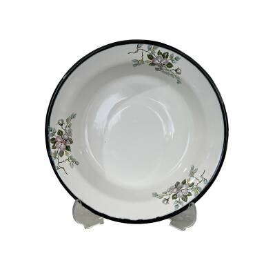 Emaye Desenli Avrupa Damgalı Sahan (18x4 cm) AOB2813 (N) - 1