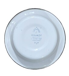 Emaye Desenli Avrupa Damgalı Sahan (18x4 cm) AOB2813 (N) - 3