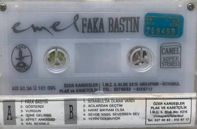 Emel - Faka Bastın Kaset (İkinci El) KST7263 - 2
